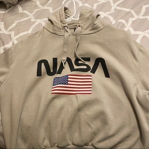 NASA Crop top hoodie